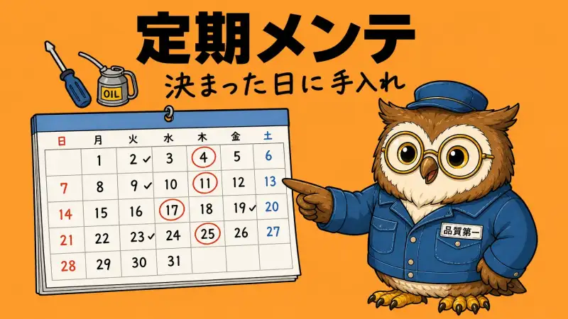定期メンテ