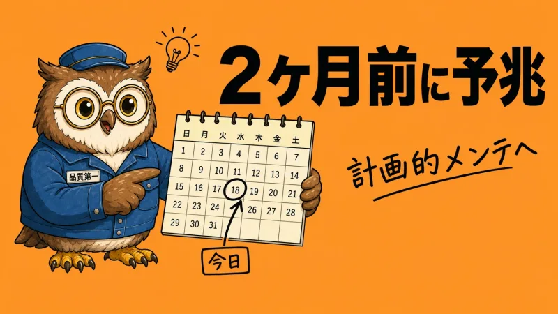 前川製作所の導入成果。最大2ヶ月前に予兆を検出し、計画的なメンテナンスへ