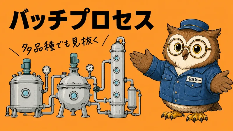 花王の化学プラントのバッチプロセス。多品種でも異常を見抜くAI監視