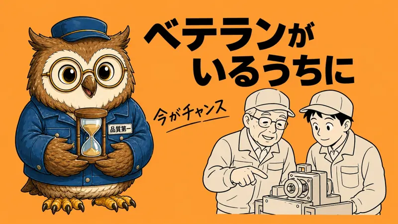 ベテランがいるうちに