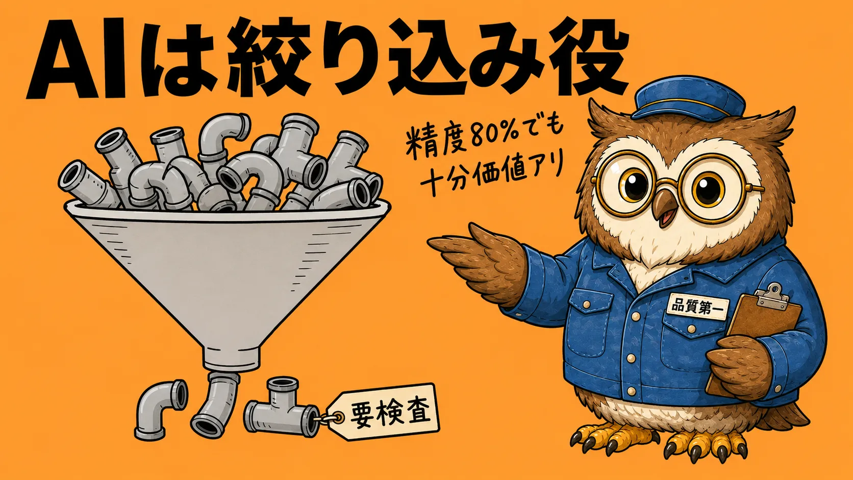 AIは絞り込み役 精度80%でも十分価値アリ