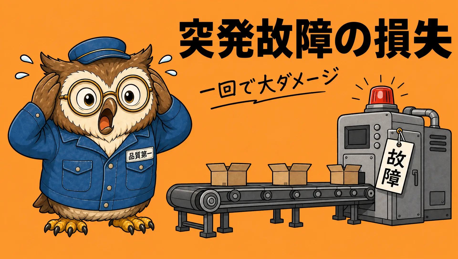 突発故障の損失