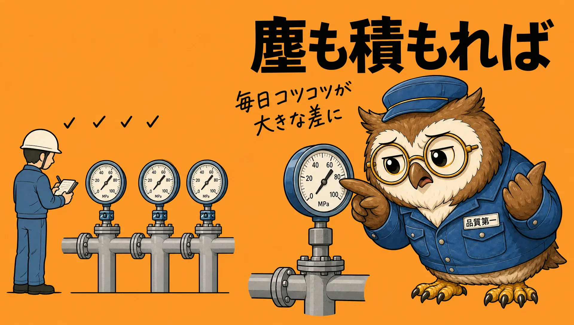 塵も積もれば