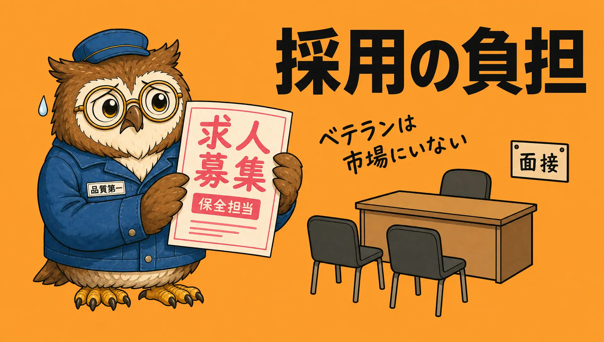 採用の負担