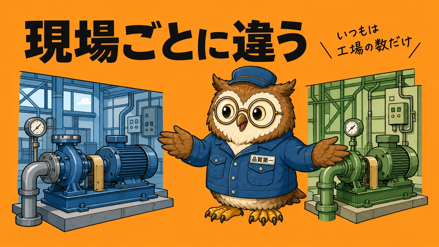 現場ごとに「正常」は違う。いつもの状態は工場の数だけある