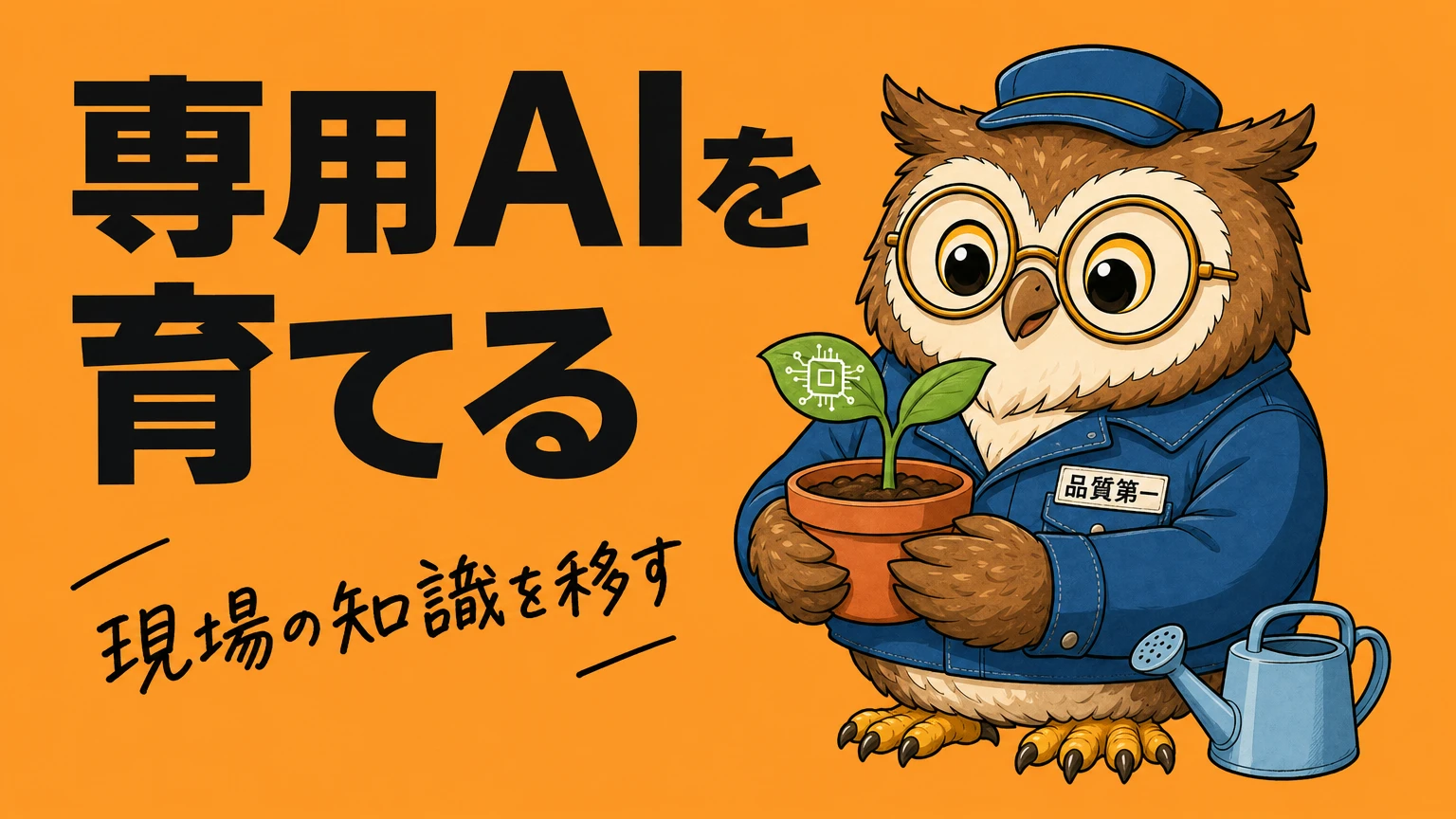 予知保全のAIは現場のデータで専用に育てる